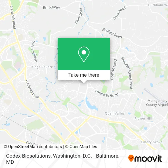 Codex Biosolutions map