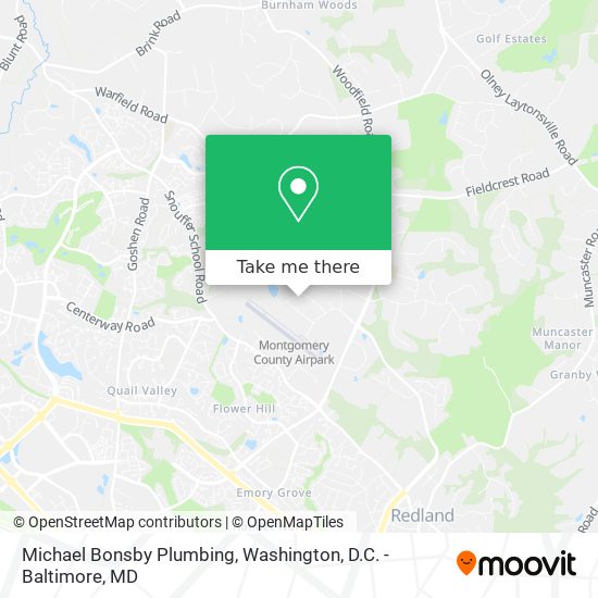 Mapa de Michael Bonsby Plumbing