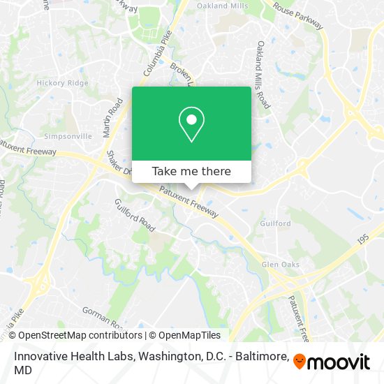 Innovative Health Labs map