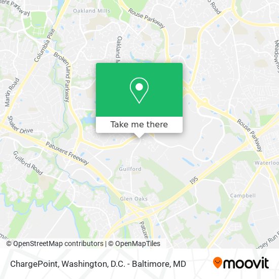 ChargePoint map