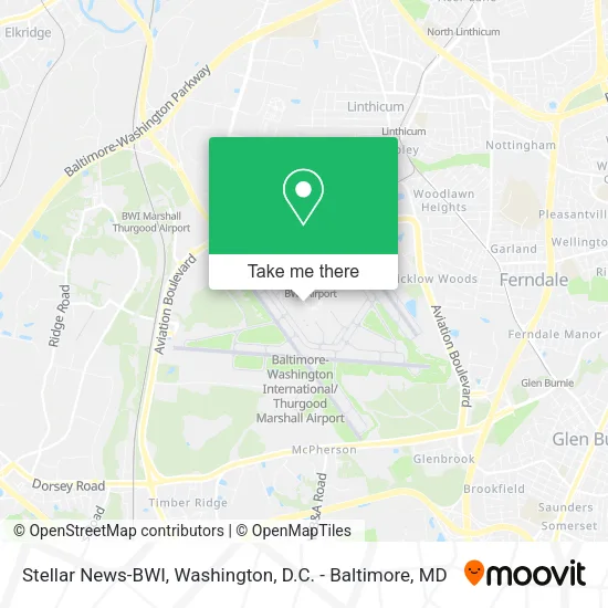 Stellar News-BWI map