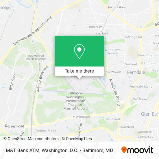 M&T Bank ATM map