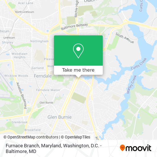 Mapa de Furnace Branch, Maryland