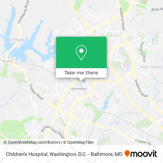 Children's Hospital map