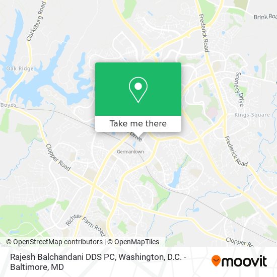 Mapa de Rajesh Balchandani DDS PC