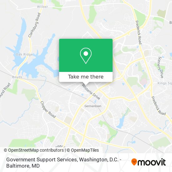 Government Support Services map
