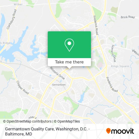 Germantown Quality Care map