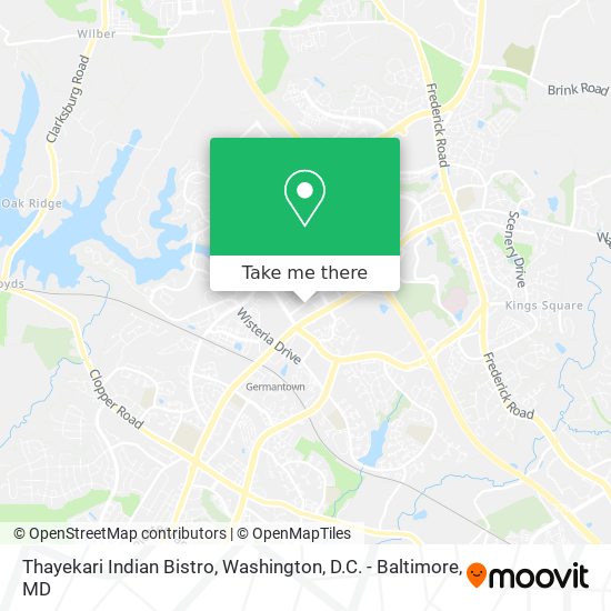 Mapa de Thayekari Indian Bistro