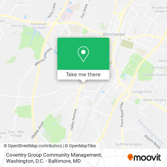 Mapa de Coventry Group Community Management