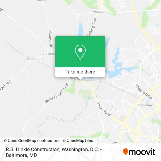 R.B. Hinkle Construction map