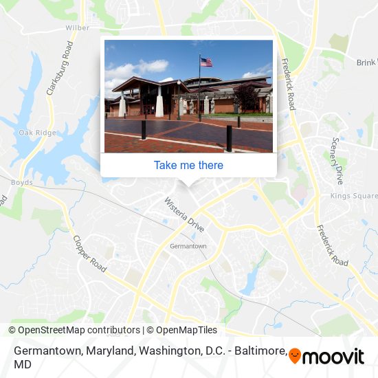 Germantown, Maryland map