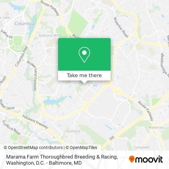 Marama Farm Thoroughbred Breeding & Racing map