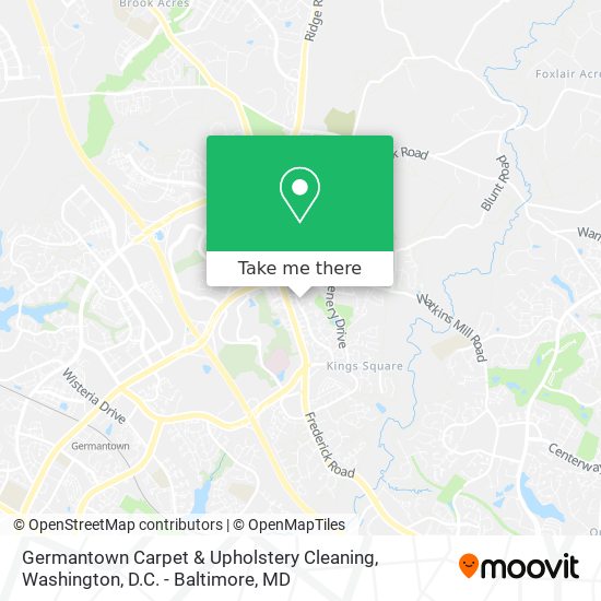 Mapa de Germantown Carpet & Upholstery Cleaning