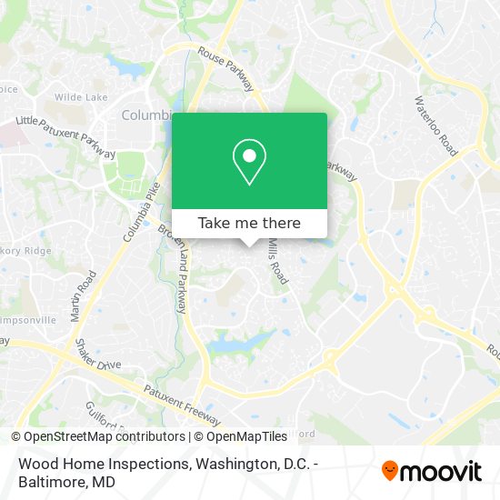 Wood Home Inspections map