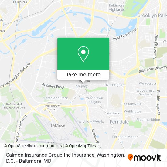 Mapa de Salmon Insurance Group Inc Insurance