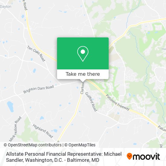 Allstate Personal Financial Representative: Michael Sandler map