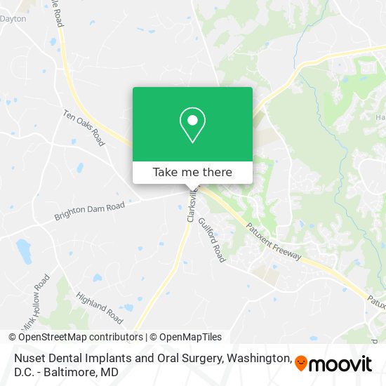 Nuset Dental Implants and Oral Surgery map