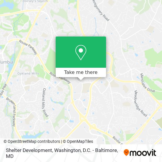 Shelter Development map