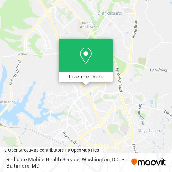 Redicare Mobile Health Service map