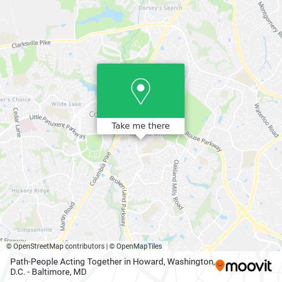 Mapa de Path-People Acting Together in Howard