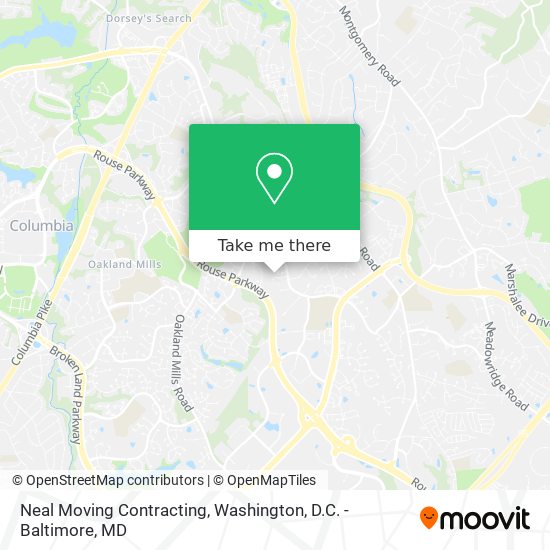 Mapa de Neal Moving Contracting