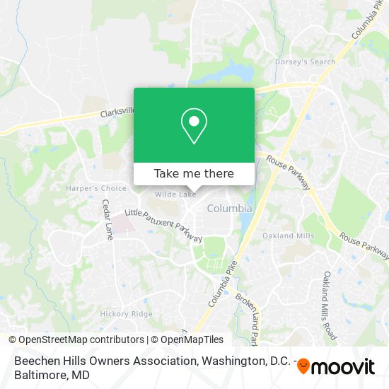 Beechen Hills Owners Association map