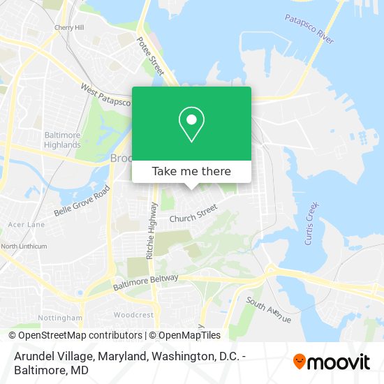 Mapa de Arundel Village, Maryland