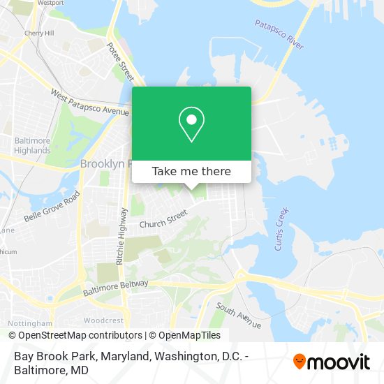 Mapa de Bay Brook Park, Maryland