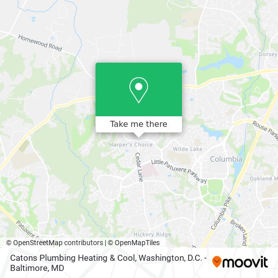 Mapa de Catons Plumbing Heating & Cool