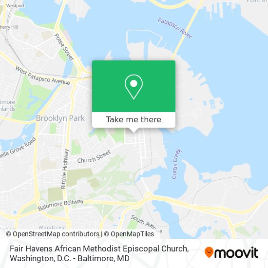 Mapa de Fair Havens African Methodist Episcopal Church