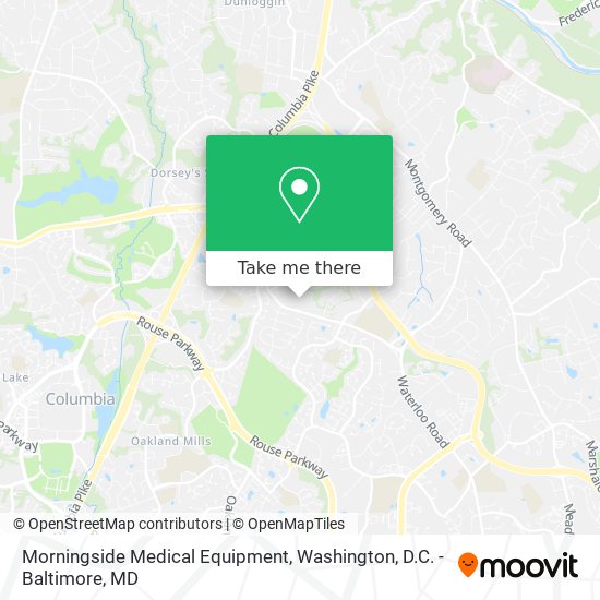 Mapa de Morningside Medical Equipment