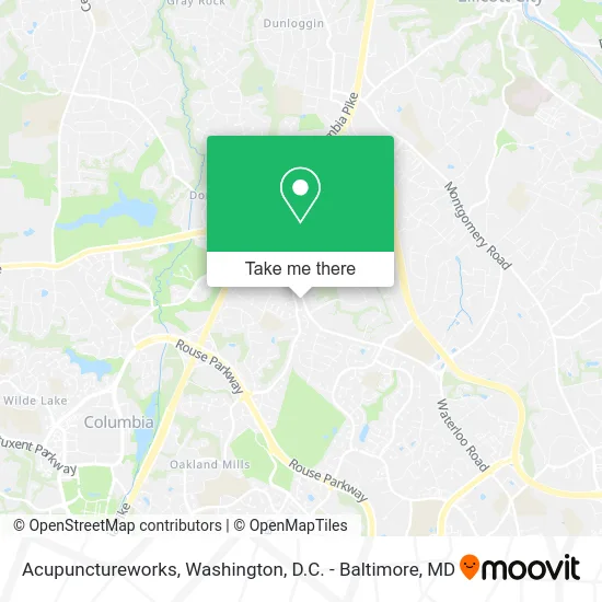 Acupunctureworks map