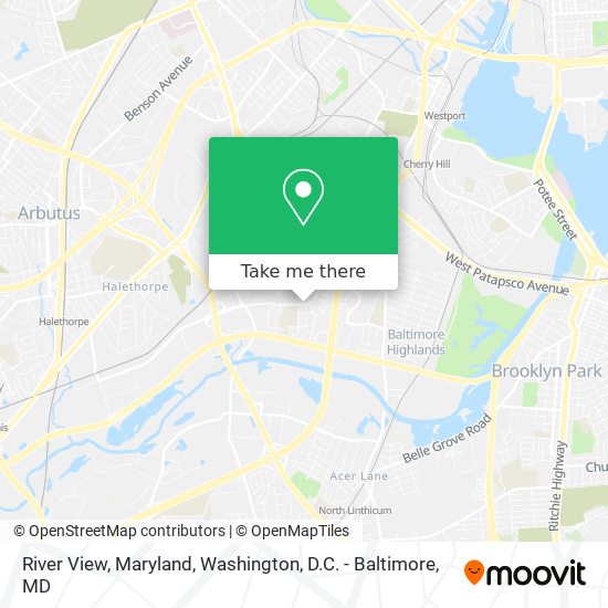 River View, Maryland map