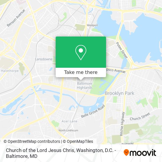 Church of the Lord Jesus Chris map