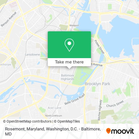 Rosemont, Maryland map