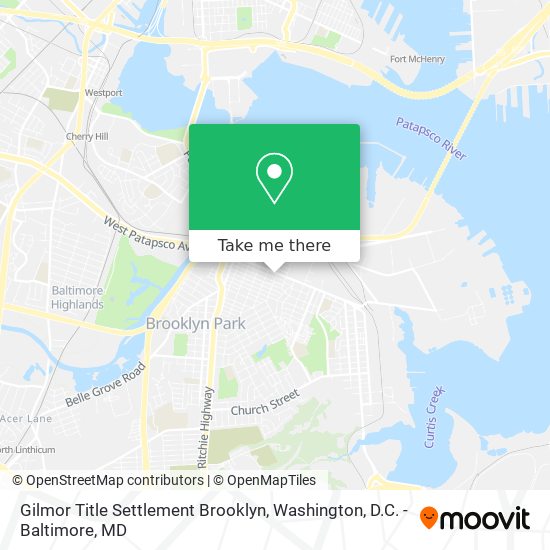 Gilmor Title Settlement Brooklyn map