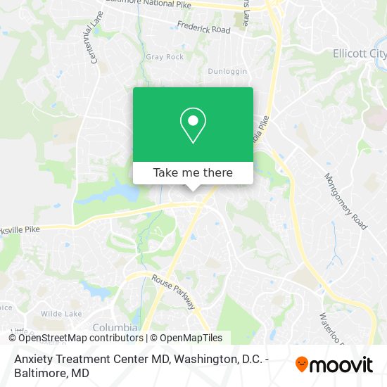 Anxiety Treatment Center MD map