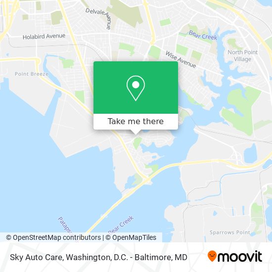 Sky Auto Care map