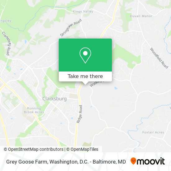 Mapa de Grey Goose Farm