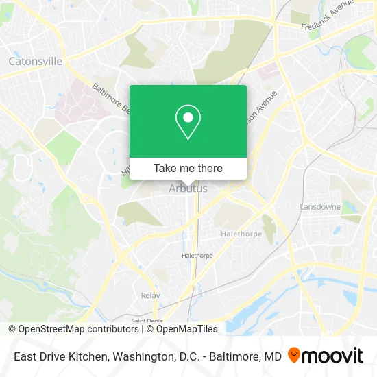 East Drive Kitchen map