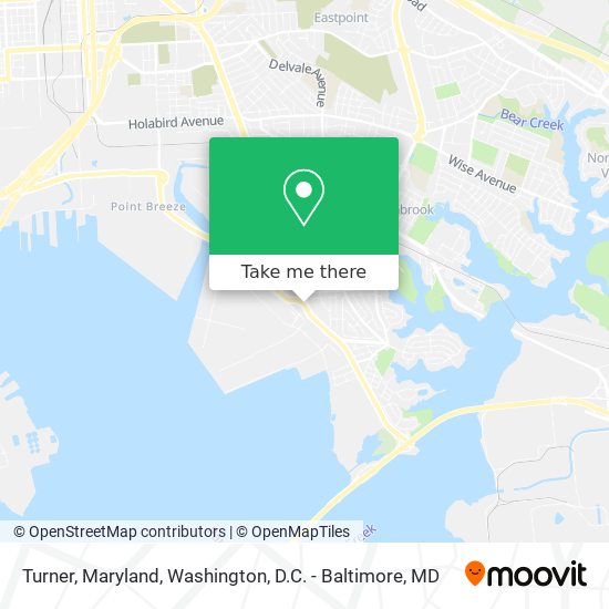 Turner, Maryland map