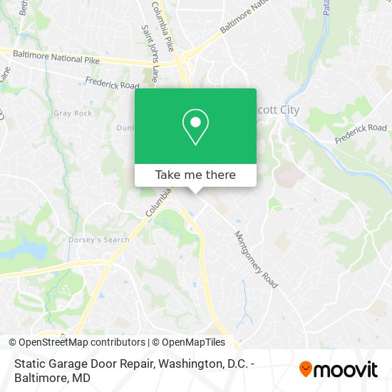 Mapa de Static Garage Door Repair