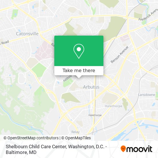 Mapa de Shelbourn Child Care Center