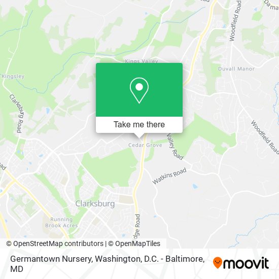 Mapa de Germantown Nursery