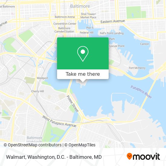 Mapa de Walmart