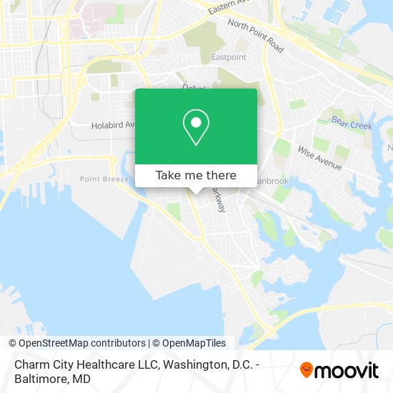 Mapa de Charm City Healthcare LLC