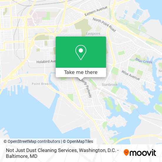 Mapa de Not Just Dust Cleaning Services