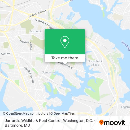 Jarrard's Wildlife & Pest Control map