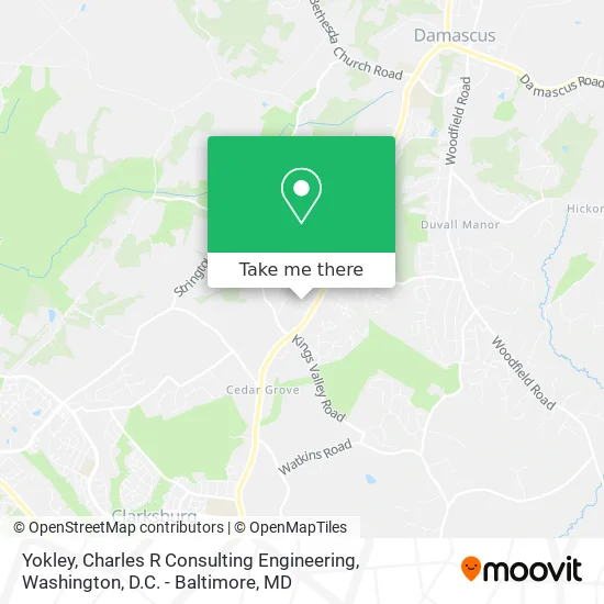 Yokley, Charles R Consulting Engineering map
