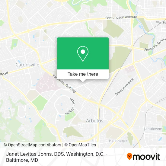 Mapa de Janet Levitas Johns, DDS